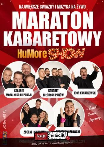 Gliwice Wydarzenie Kabaret Maraton Kabaretowy HuMore Show