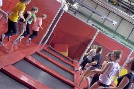 Katowice Atrakcja Trampoliny Jump World 