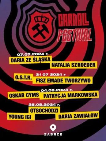 Zabrze Wydarzenie Festiwal Carnall Festival 2024 - Oskar Cyms, Patrycja Markowska